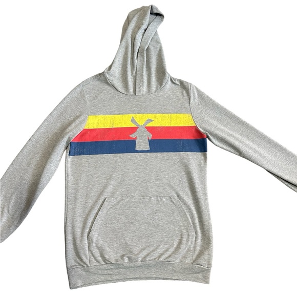 Dutch Bros Unisex Grey Lightweight Sweatshirt SMALL + MEDIUM + XL Windmill DB 92 - Picture 4 of 14